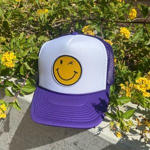 Happy trucker hat